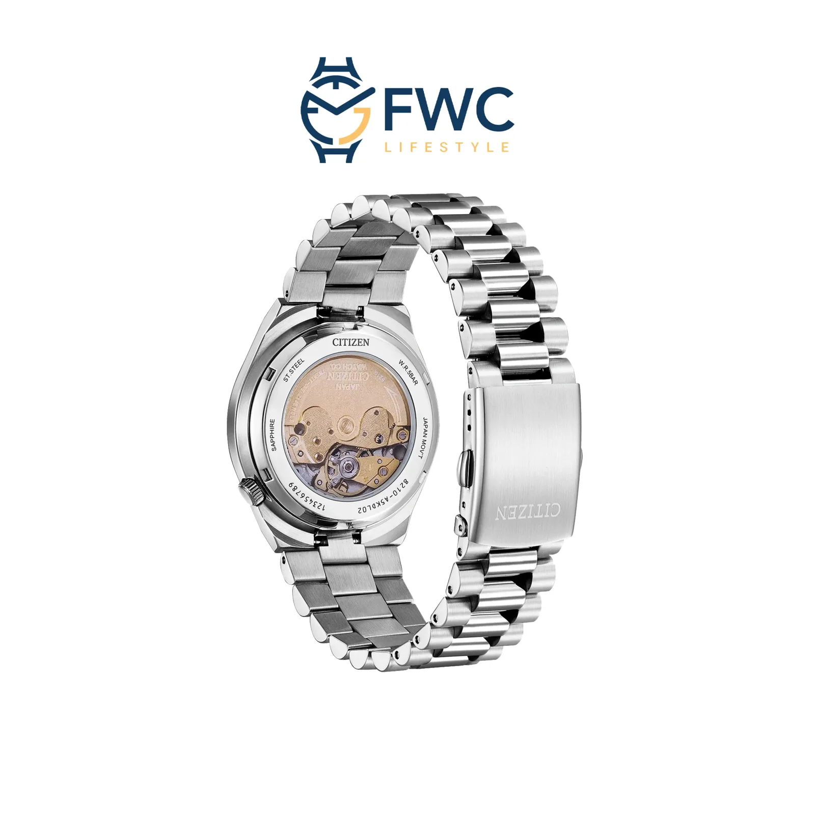 Citizen Stainless Steel Mens Automatic Analog Tsuyosa Collection