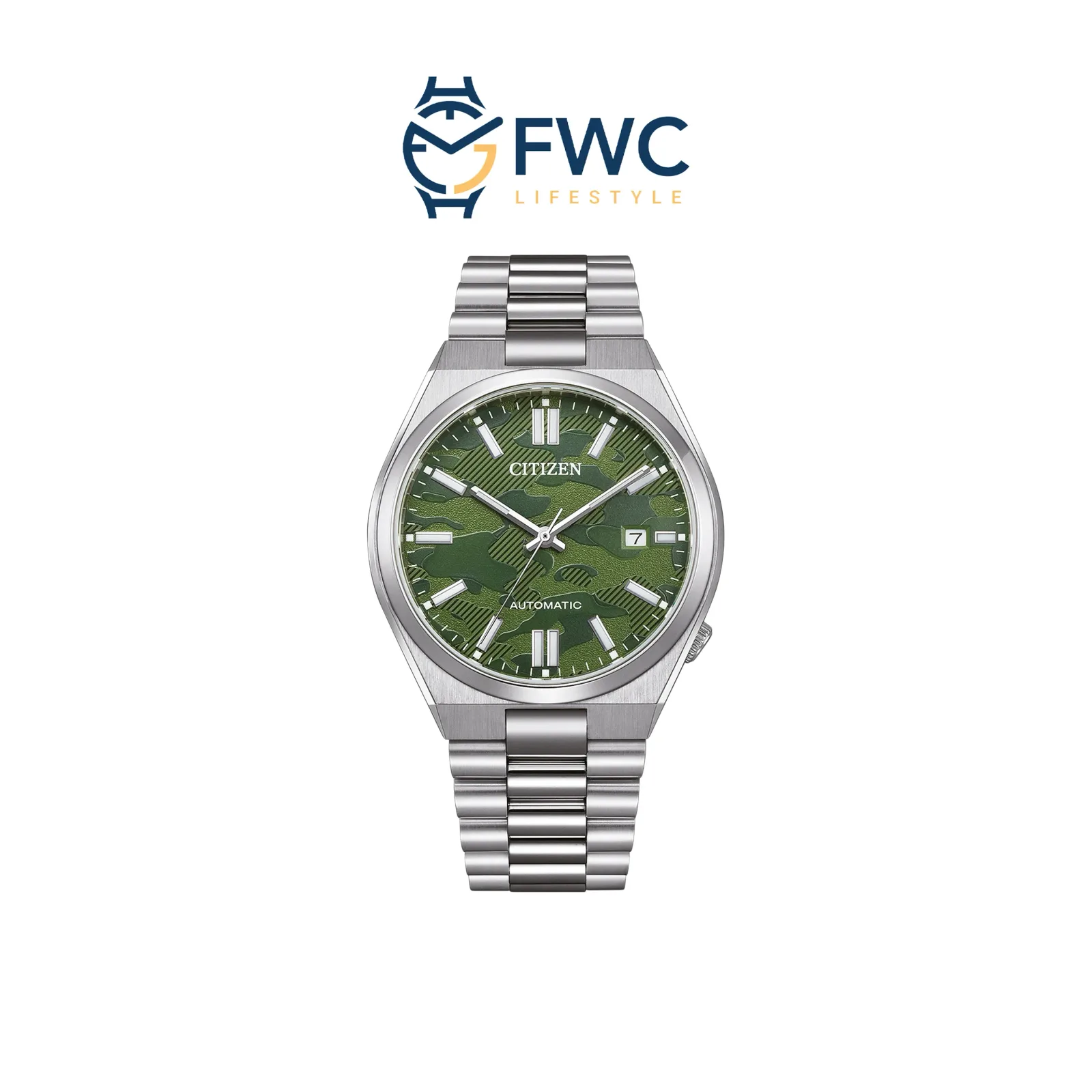 Citizen Stainless Steel Mens Automatic Analog Tsuyosa Collection